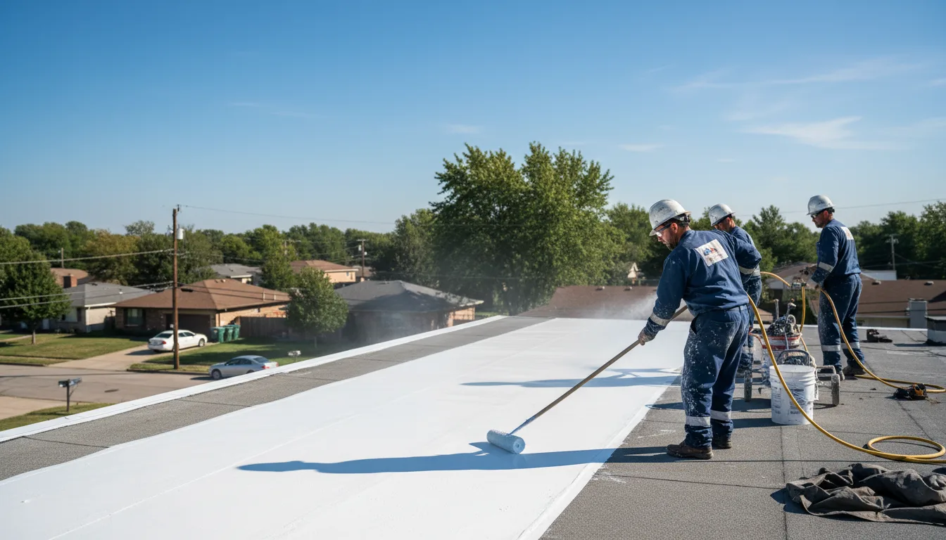 Commercial roof coating in Caseyville, IL near me